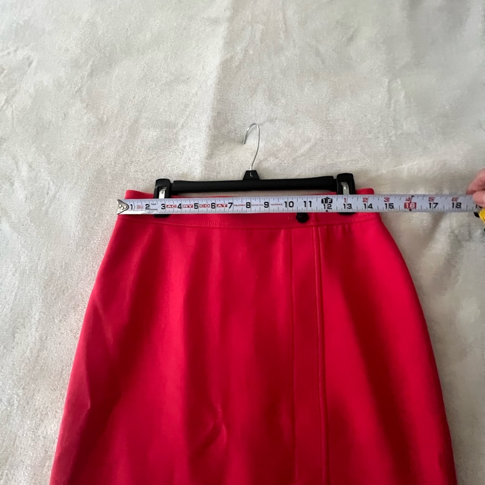 Ann Taylor Vibrant Red Pencil Skirt - Picture 9 of 13